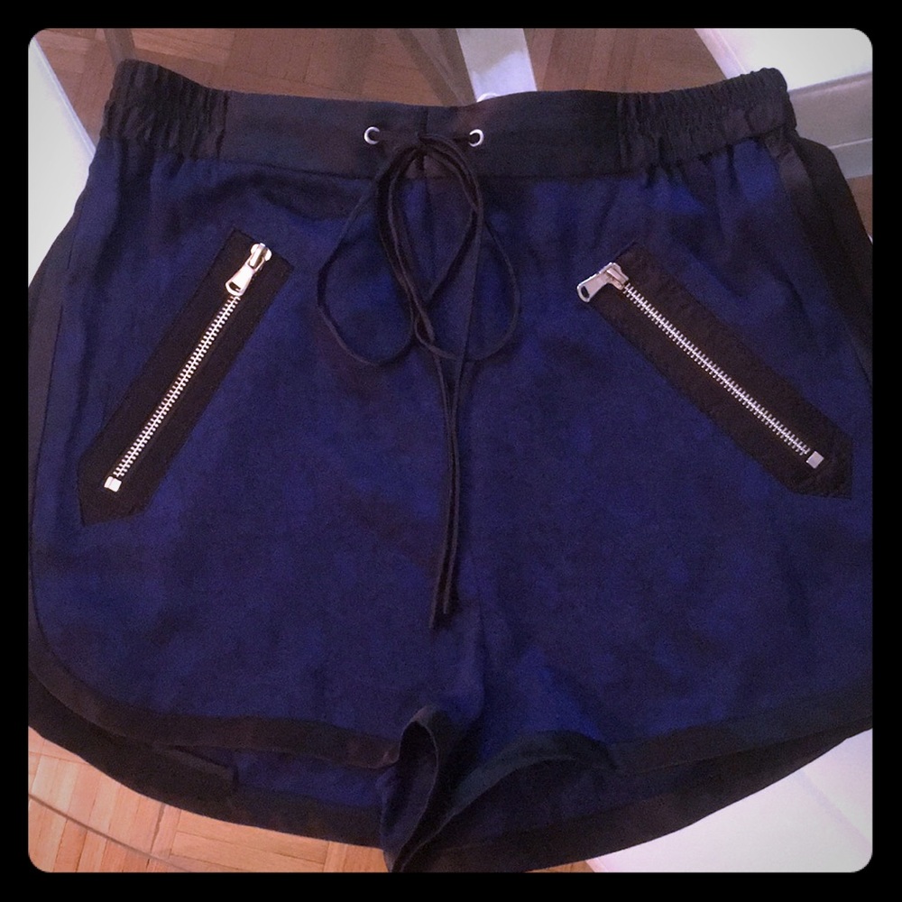 3.1 Phillip Lim Satin-trimmed Damask Shorts